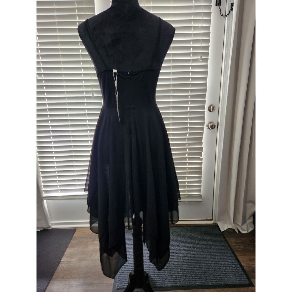 Iefiel Black High-Low Dress – Size M - Picture 4 of 6